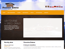Tablet Screenshot of drevenicezuberec.sk